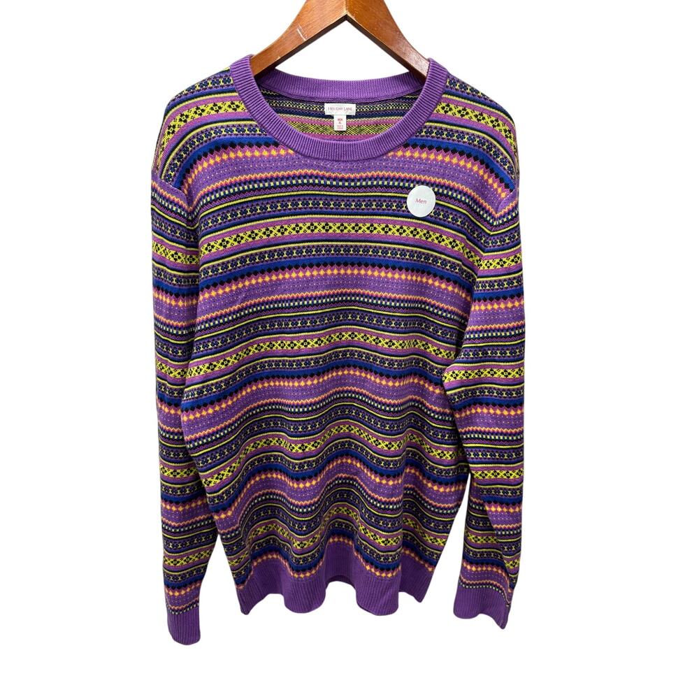 Holiday Lane X Macys Mens Sweater Size XL Pullover NEW # H611